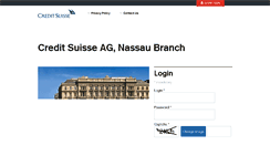 Desktop Screenshot of investmentbanking-bs.credit-suisse.com