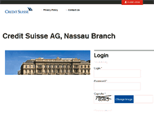 Tablet Screenshot of investmentbanking-bs.credit-suisse.com