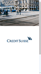 Mobile Screenshot of login.credit-suisse.com